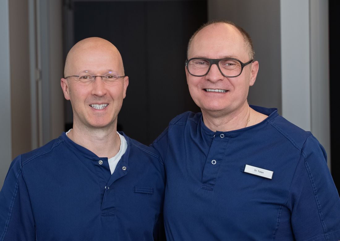 Dr. Rainer Schenk und Dr. Daniel Tolan